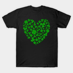 Irish Heart Shamrock Ireland Lover St Patrick's Day T-Shirt